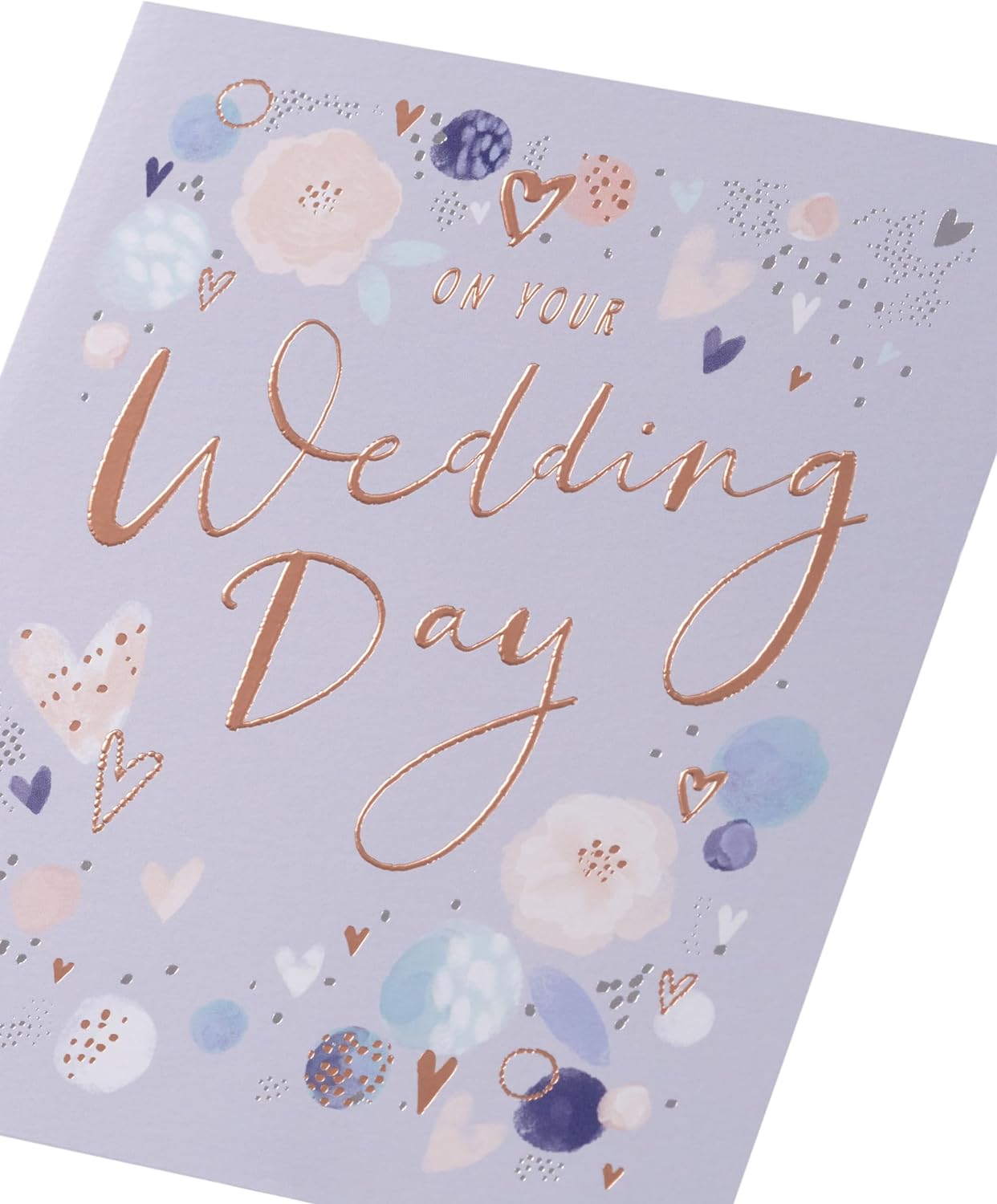 Light Design Wedding Day Congratulations Card