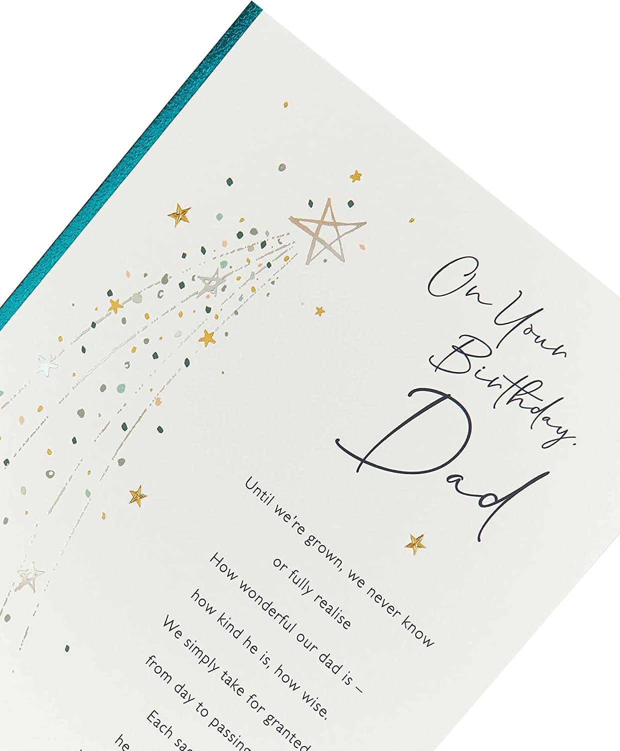 Dad Birthday Card with Sentimental Verse