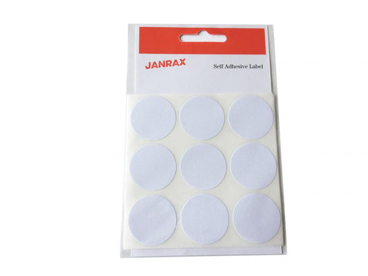 Pack of 72 White 29mm Round Labels - Send 2 Packs
