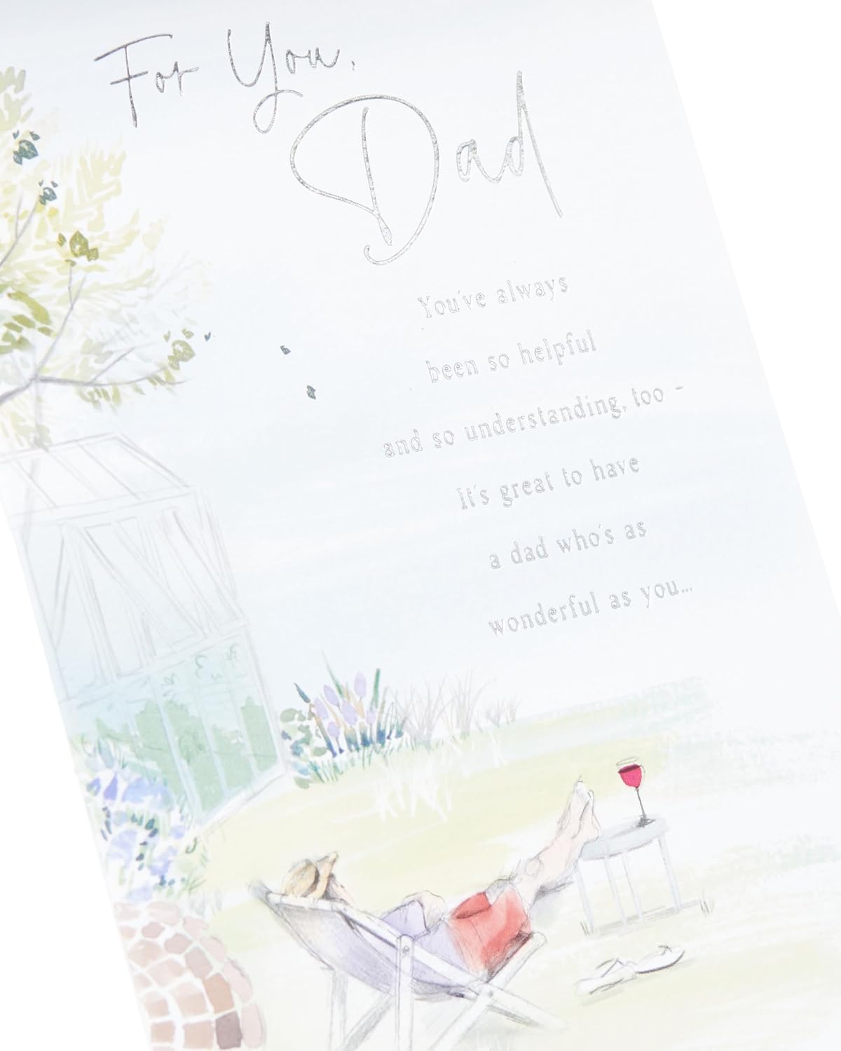 Garden Relax Design For Dad Father's Day Card