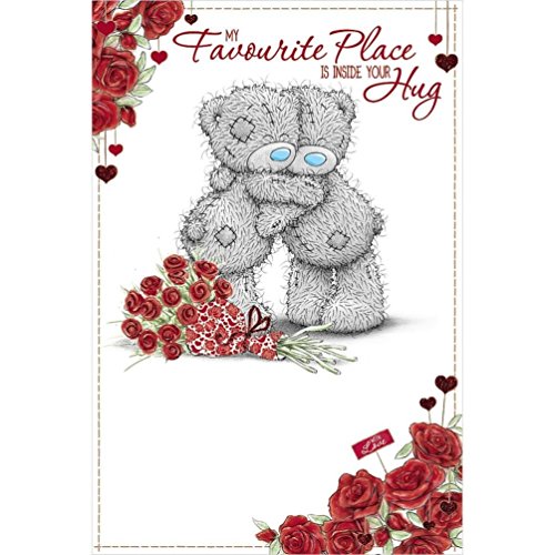 My Favourite Place IS INSIDE YOUR Hug Me To You Valentine's Day Card