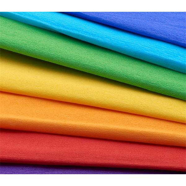 Pack of 10 Assorted 50cm x 2m Crepe Paper by Icon Craft