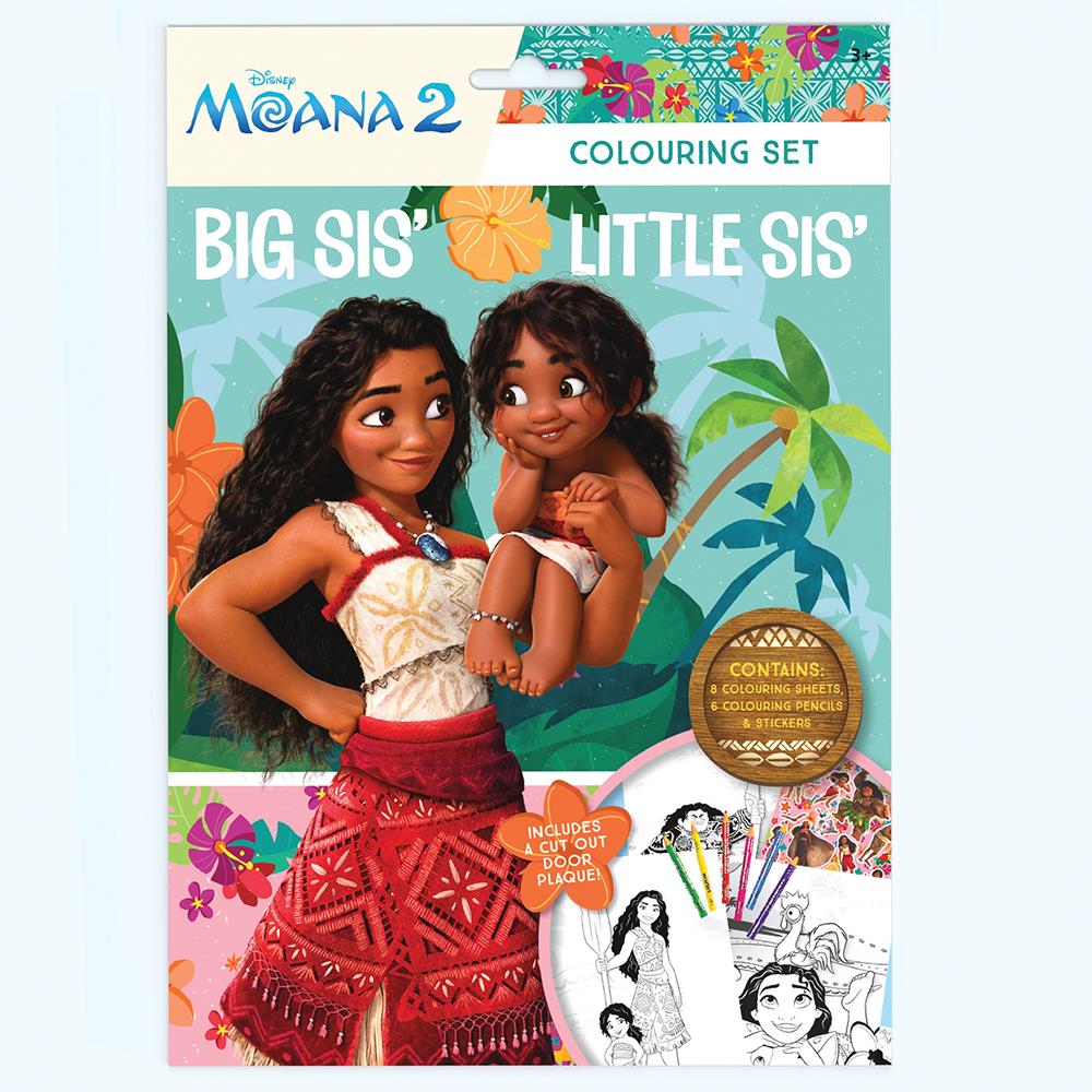 Disney Moana 2 Colouring Set