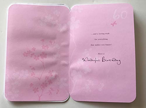 Mum Age 60 Birthday Card 60th Birthday For Her