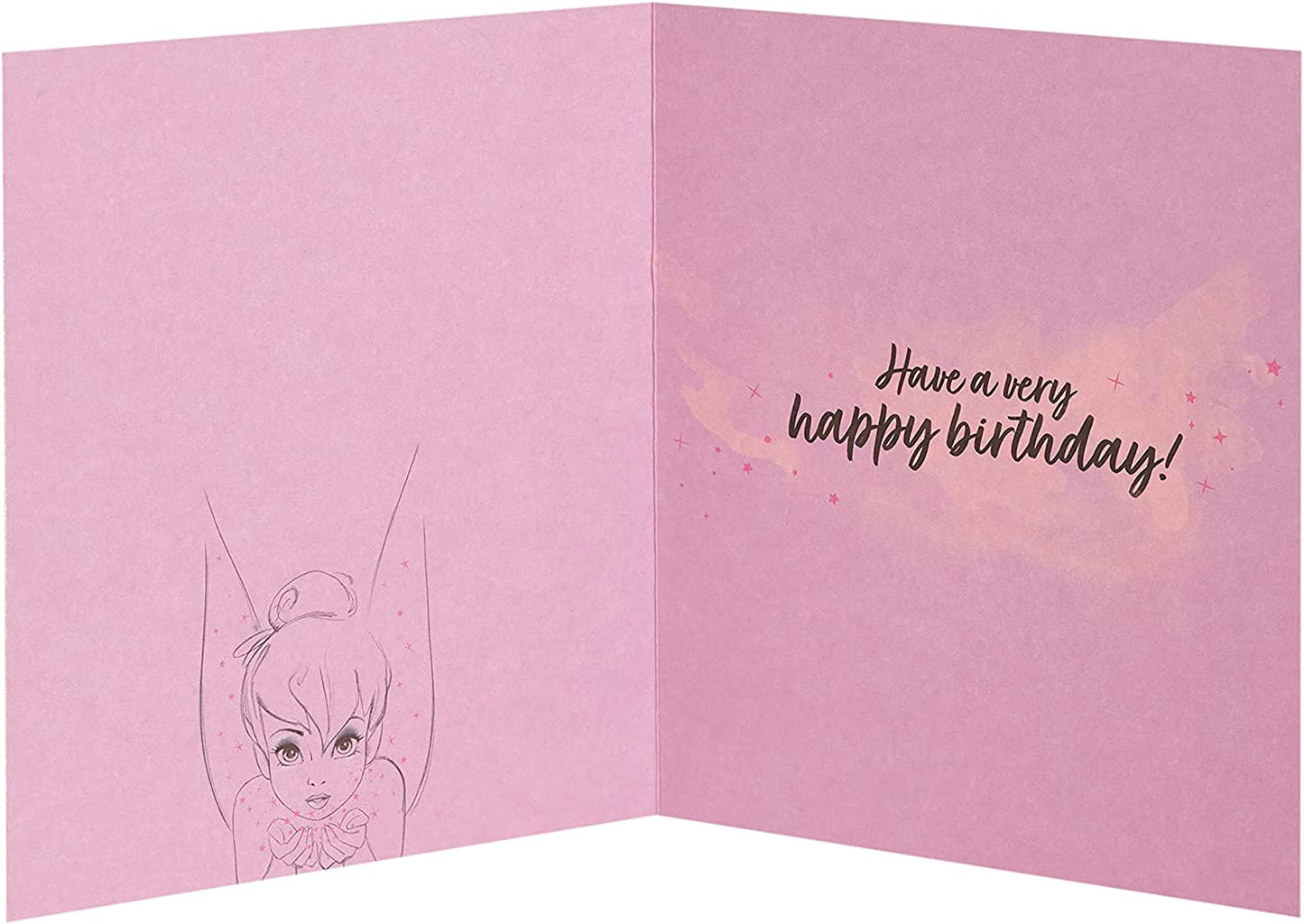 Disney Princess Tinker Bell Age 9 Birthday Card