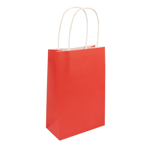 Red Paper Party Bag with Handles