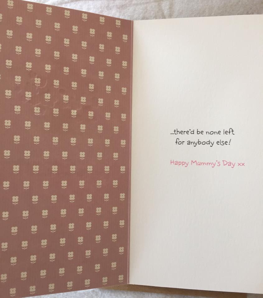 Lots of Woof From Your Son on Mother's Day Card