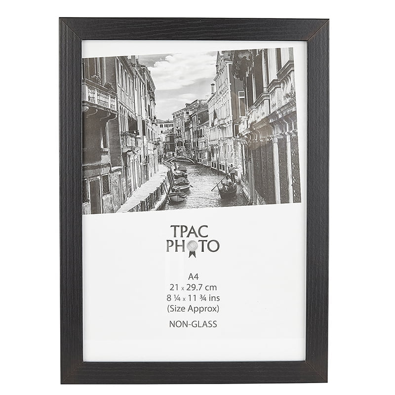 Pack of 6 Kent A4 Black Certificate Frames