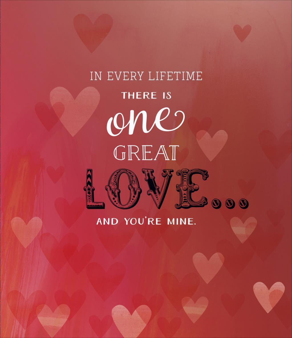 You're Mine Great Love Romantic Valentine's Day Card