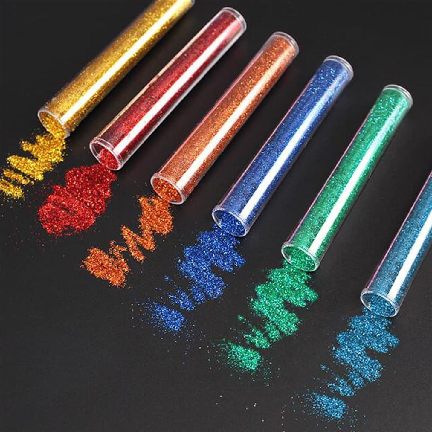 Pack of 6 Shaker Jar Holographic Glitter 7g