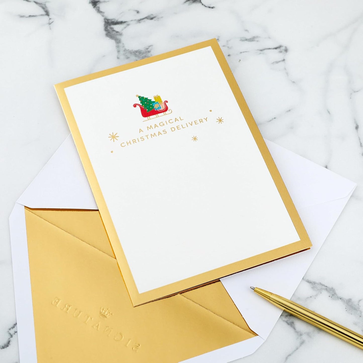 Santa Workshop Winter Wonderland Magical 3D Pop Up Christmas Card