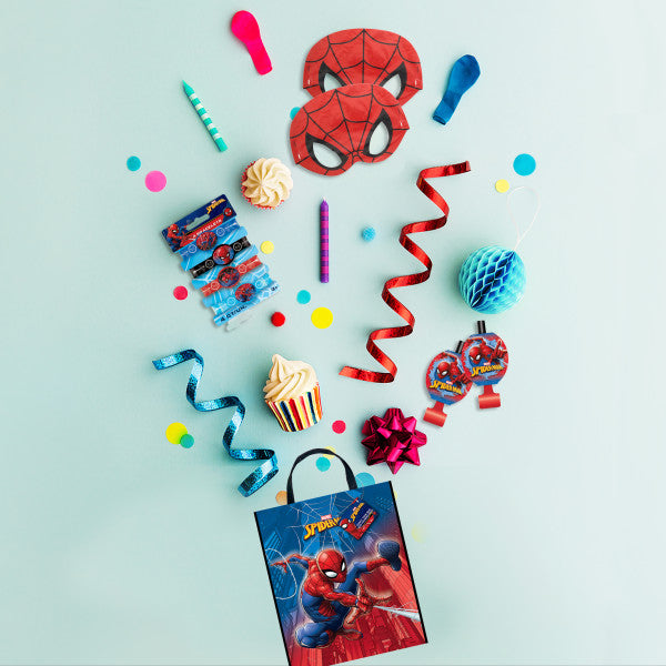 Spider Man Party Gift Tote Bag 13" x 11"