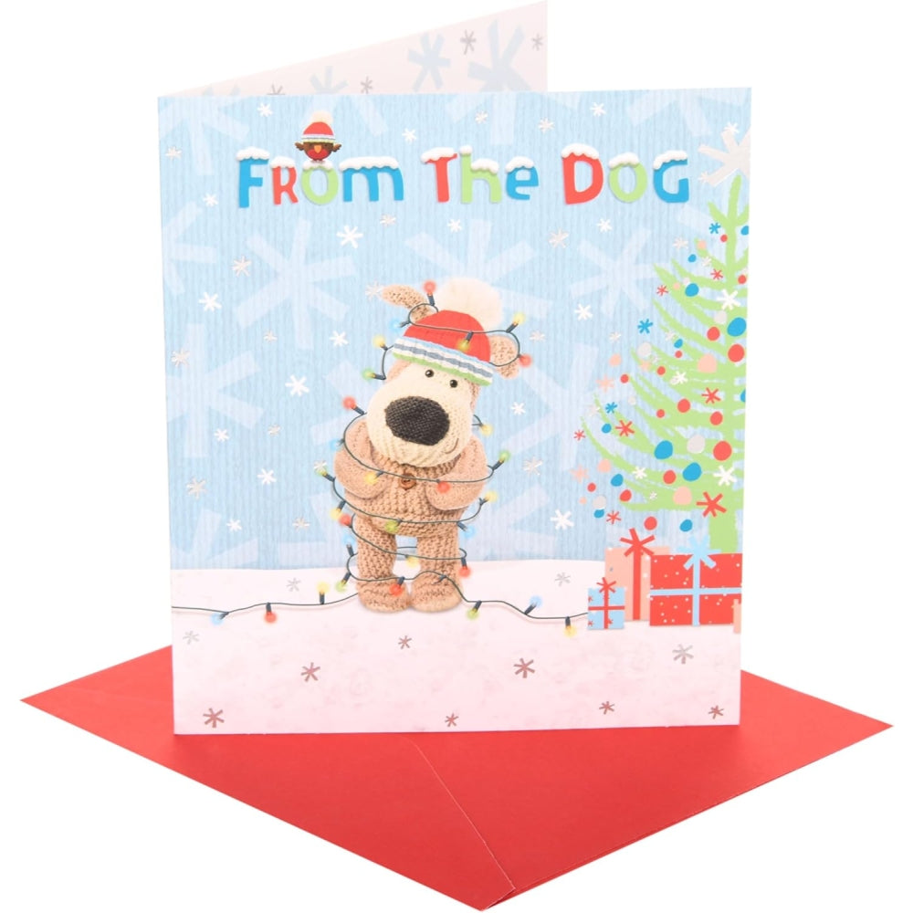 From The Dog Around Lights Christmas Card