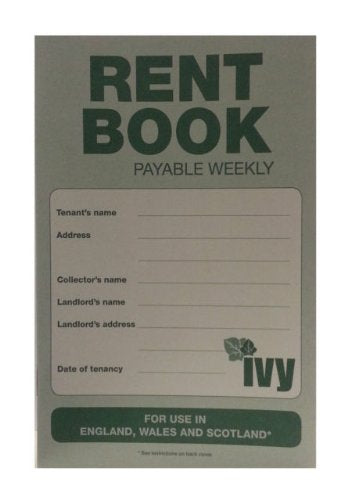Pack of 10 Rent Books for use In England, Wales and Scotland