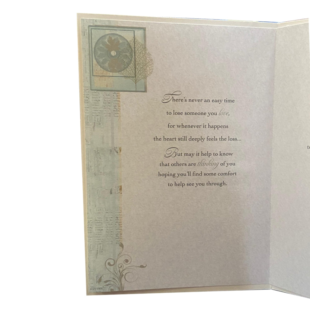 A Message Of Sympathy Card
