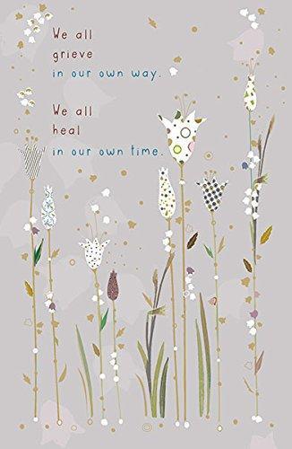 Grieve in Our Own Way Sympathy Card Caring Thoughts to Comfort