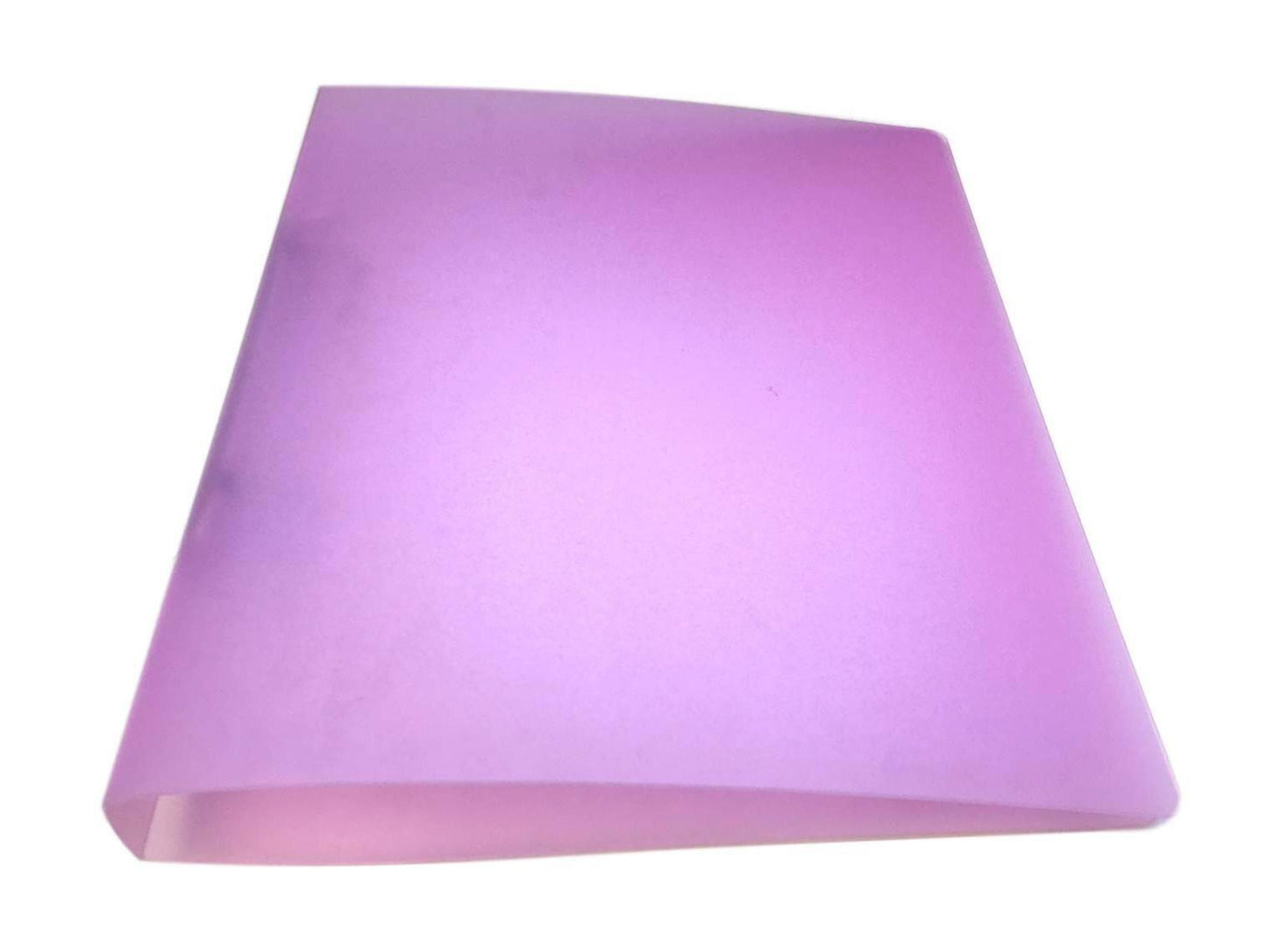 Pack of 10 A5 Slim Pink Translucent Ringbinders by Janrax