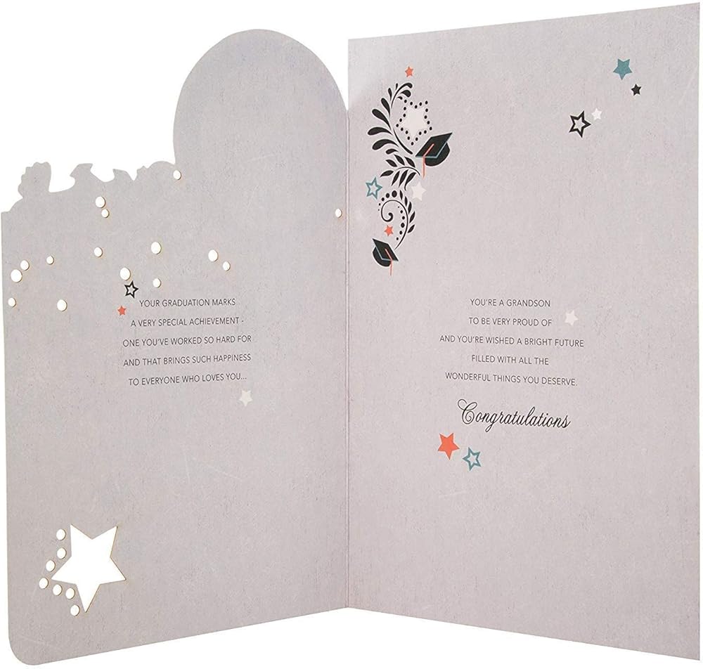 "So Much Pride" Grandson Graduation Congratulations Card