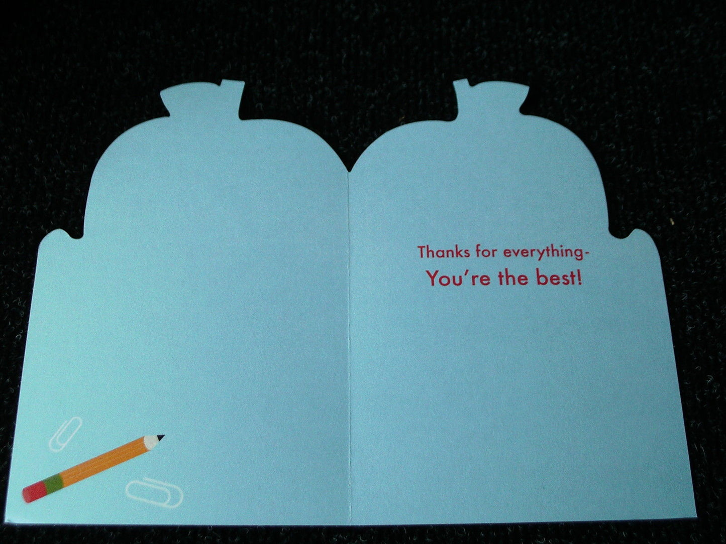 Thank You For A Brilliant Teacher Card Greeting Card appreciate