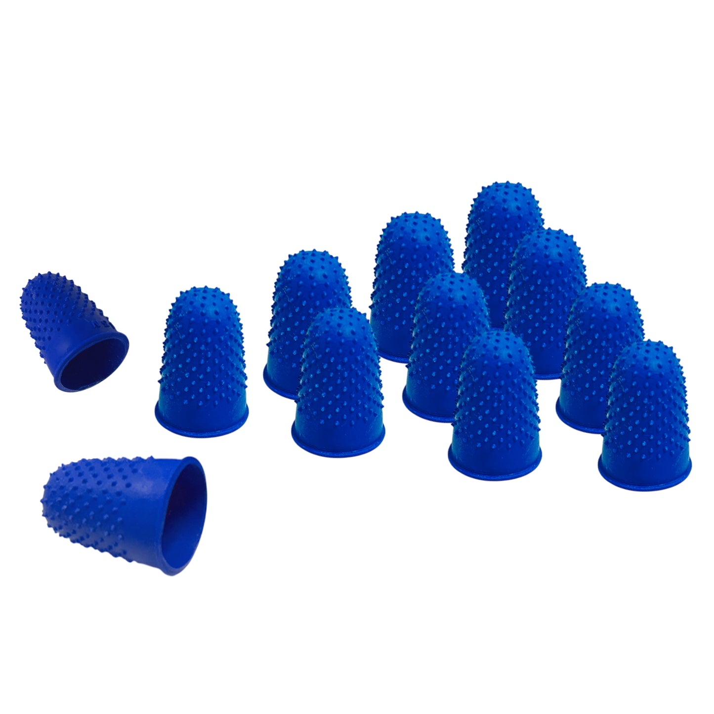 Pack of 12 Blue No.1 Rubber Thimblettes