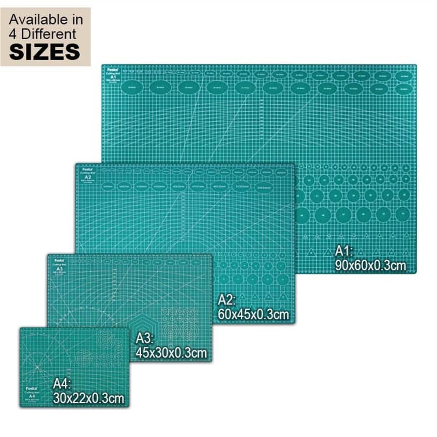 A2 PVC Double Sided Cutting Mat