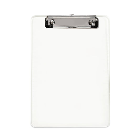 A5 Clear Translucent Clipboard - with Ruled Side