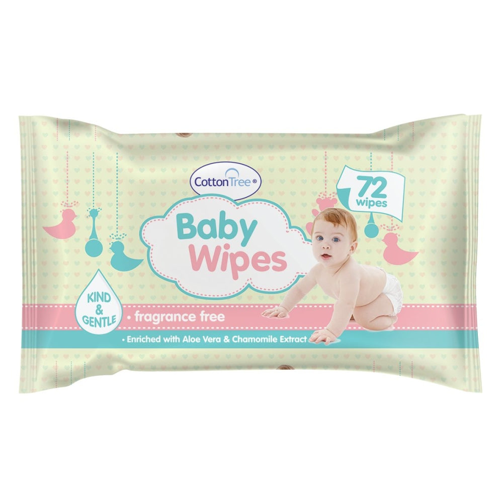 Pack of 72 Baby Wipes
