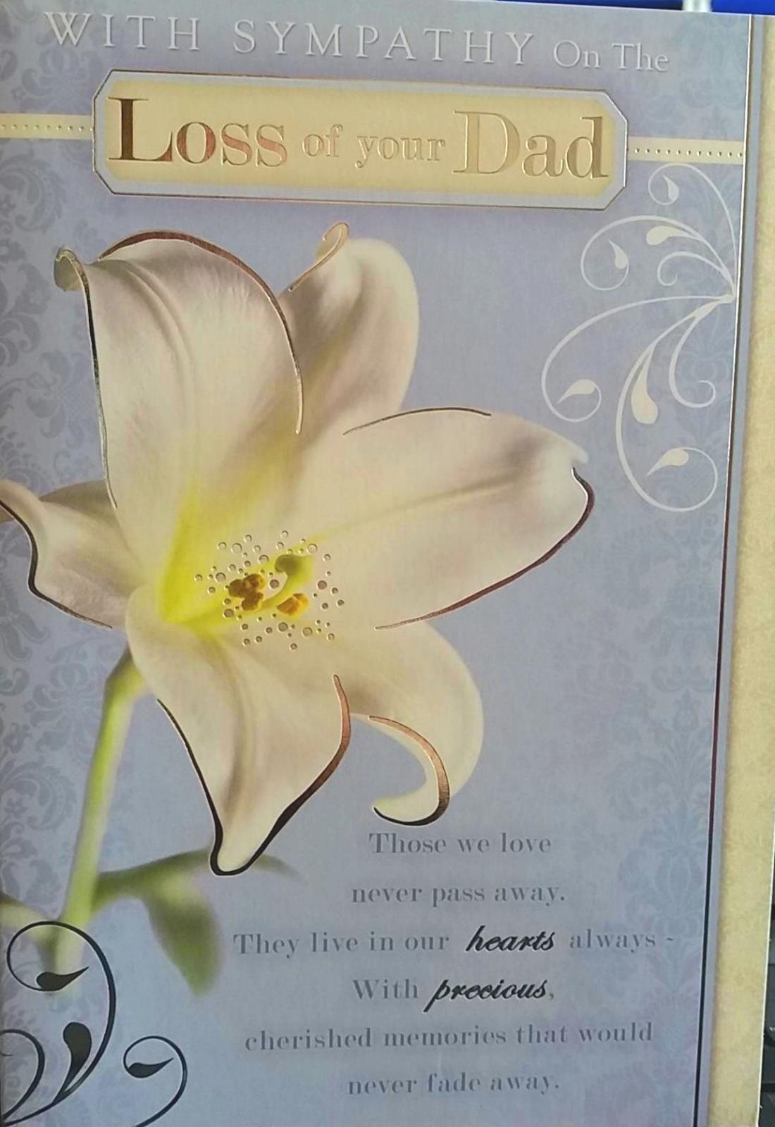 With Sympathy On The Loss Of Your Dad Greeting Card