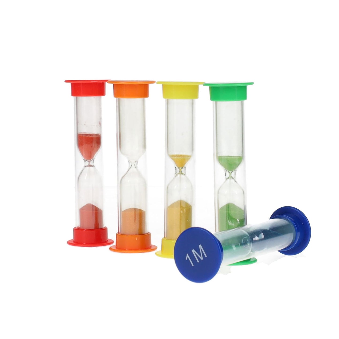 Pack of 5 Assorted Sand Timers by Cleaver Kidz