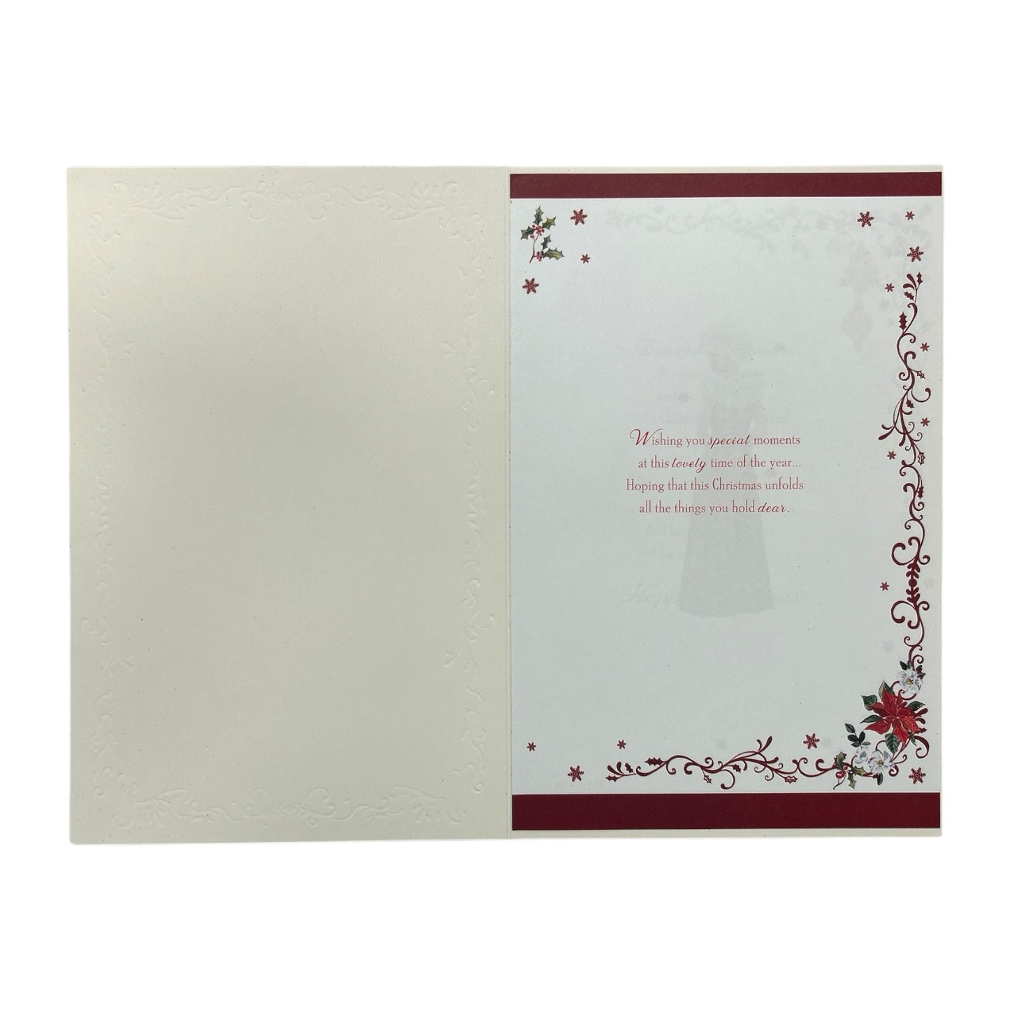 A Heartfelt Wishes For Daughter and Family Christmas Card