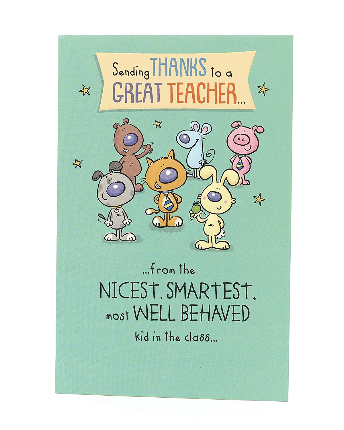 Teacher Thank You Appreciation Card Humour