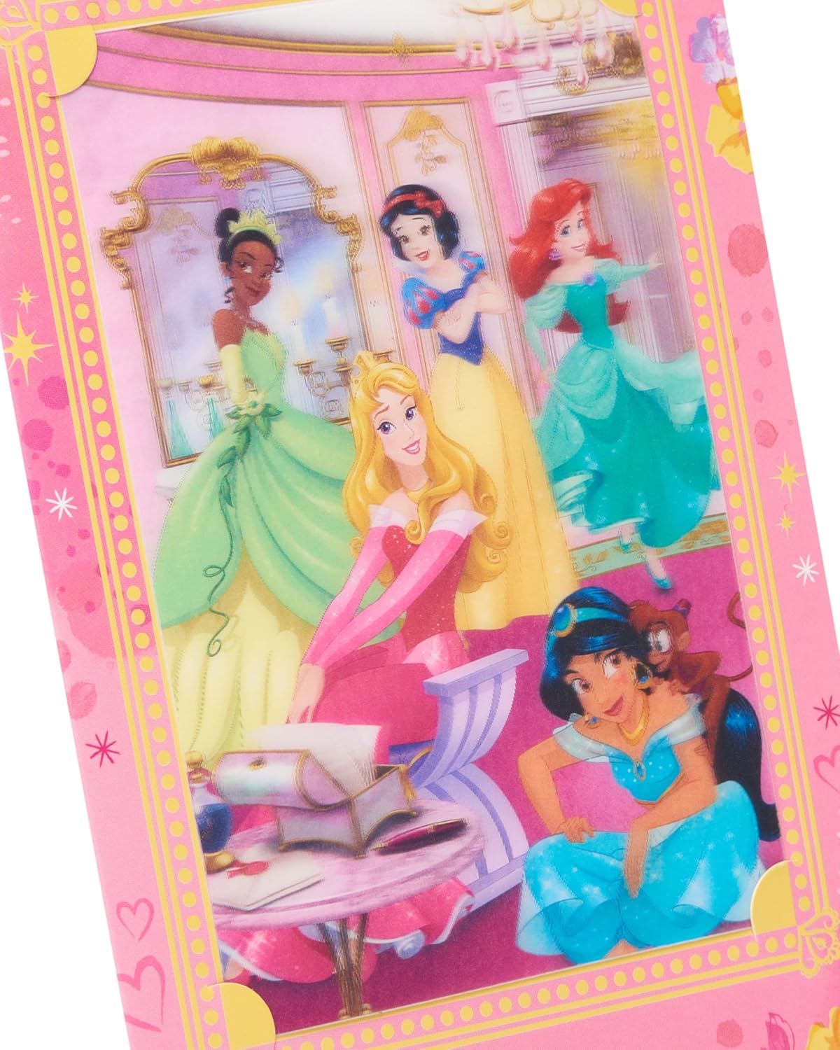 Disney Princess 3D Keepsake Design Blank Birthday Card