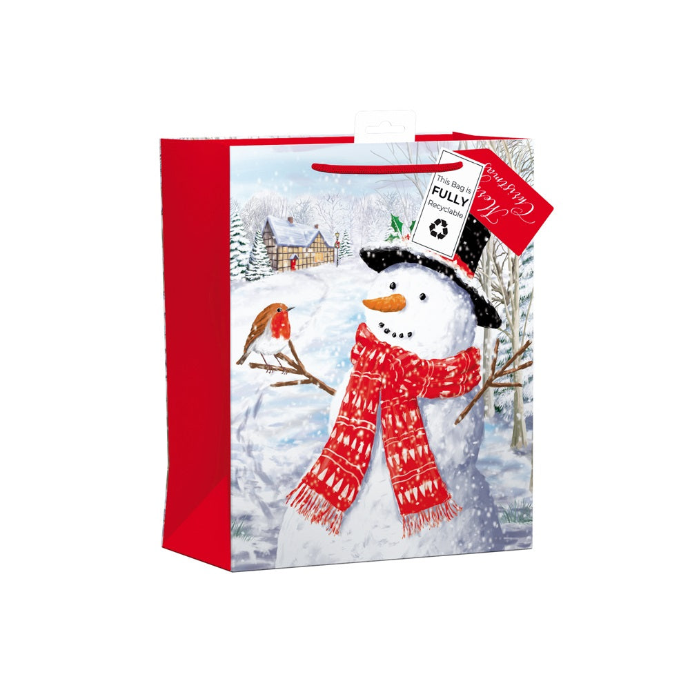 Pack of 6 Enchanted Forest Medium Christmas Gift Bags
