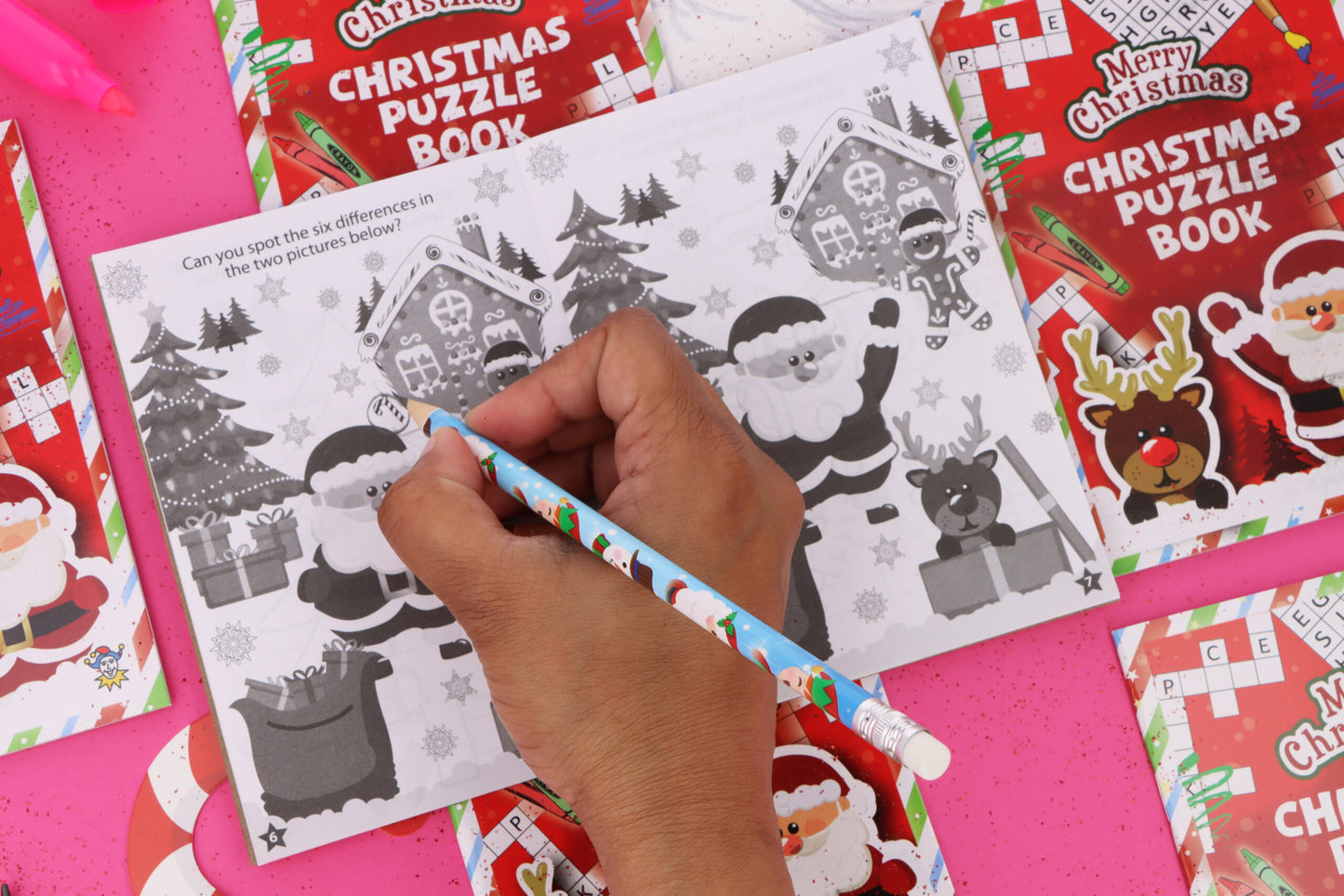 Mini Christmas Puzzle Book