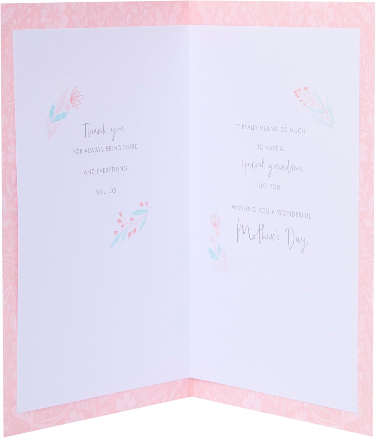 Heart Shape Pattern For Grandma Mother's Day Card