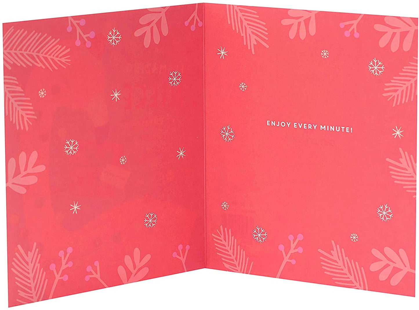 Niece Christmas Card Fun Flamingo Design