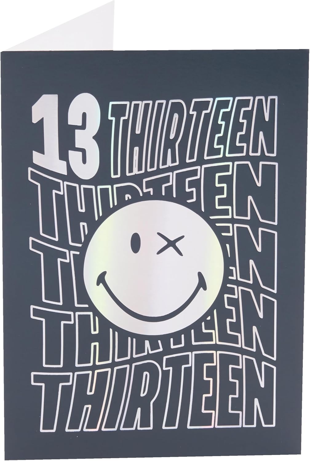 Smiley World 13th Birthday Card