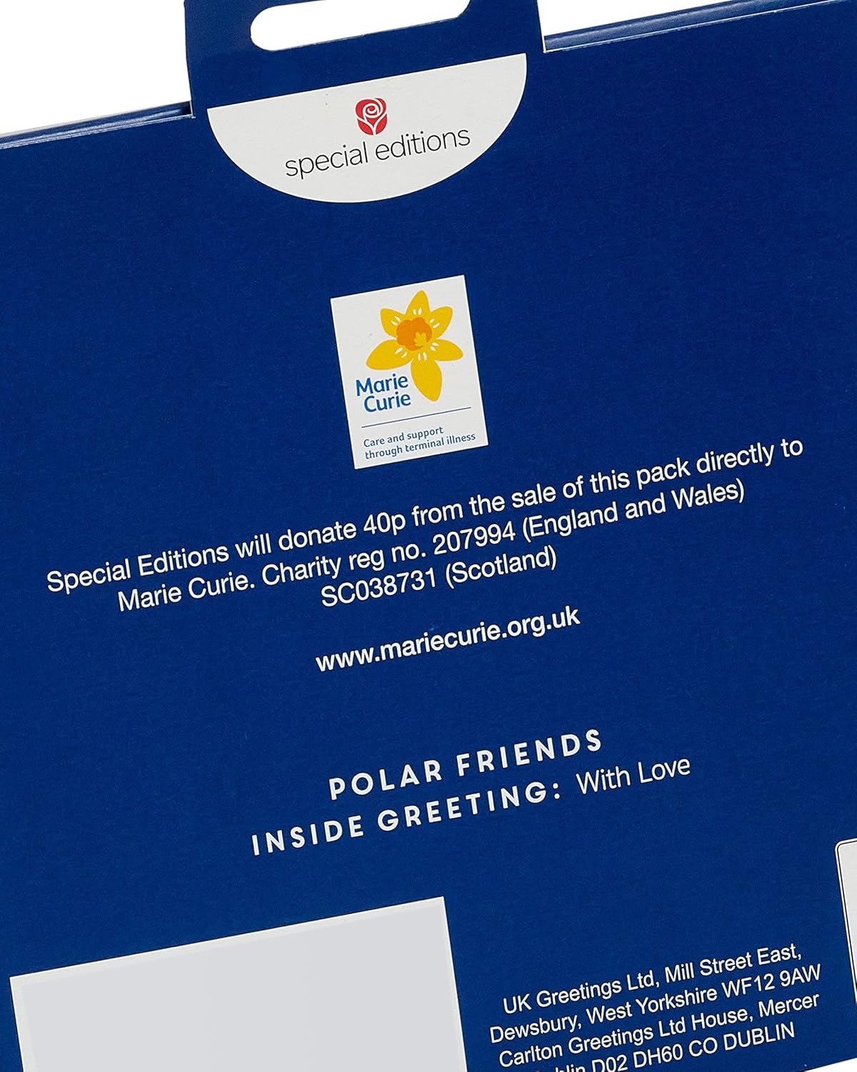 Pack of 8 Dancing Penguins Marie Curie Charity Christmas Cards