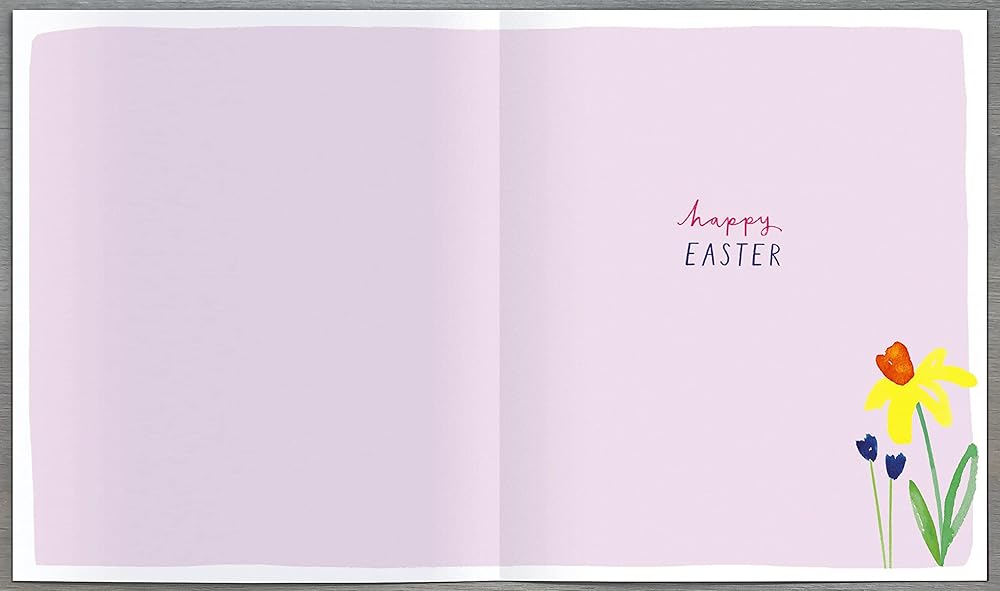 Artistic Watercolour Easter Greeting Card