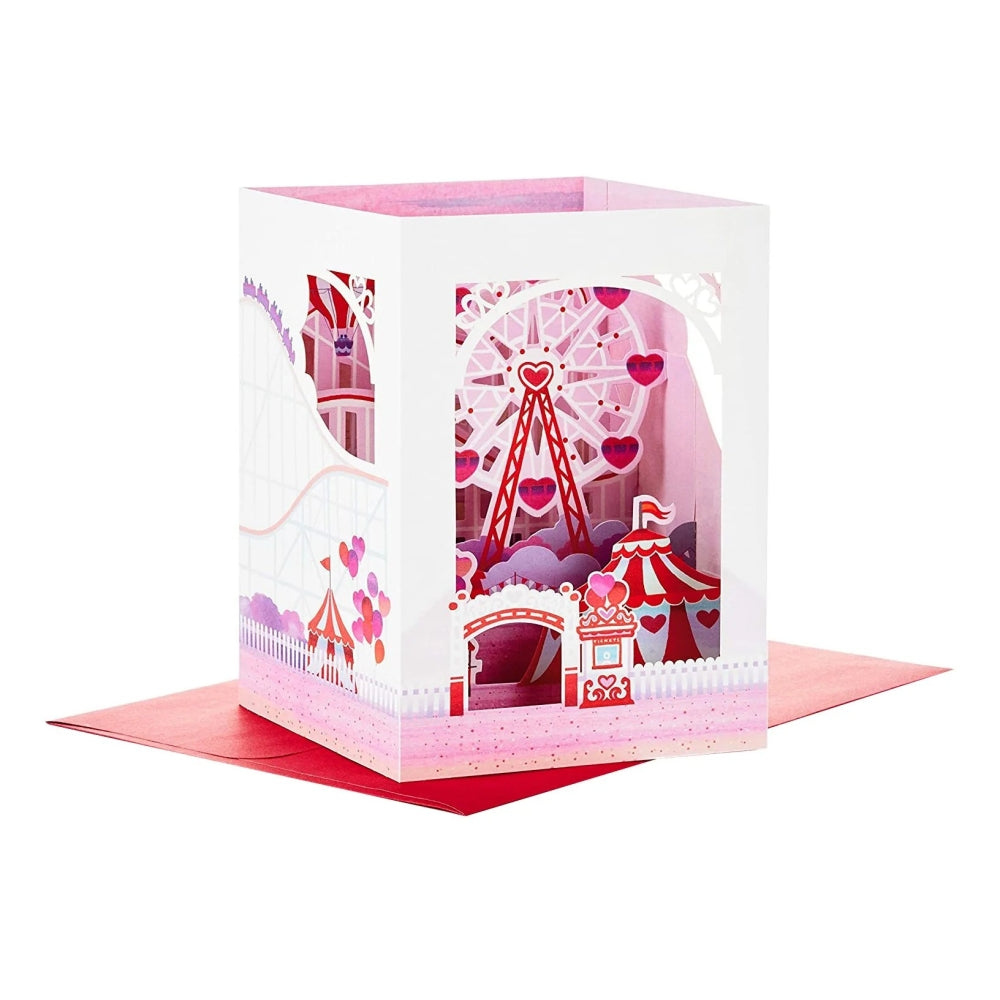 Life With You Is One Fun Ride 3D Pop Up Valentine's Day Card