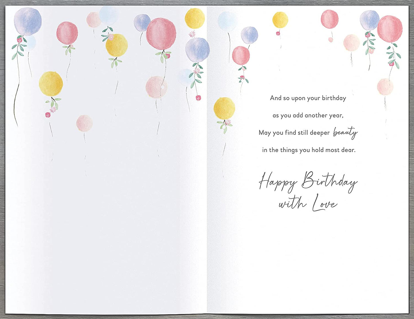 Just for You Sentimental Birthday Card by Helen Steiner Rice for her