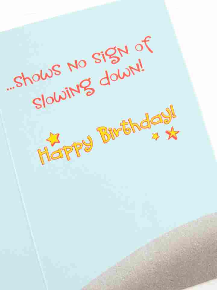 70 Spring Chicken Birthday Card Funny