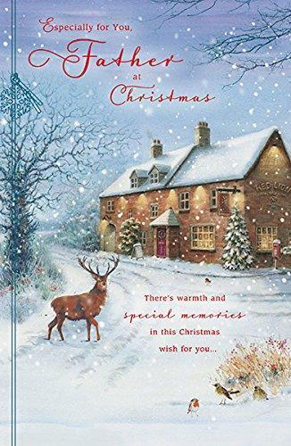 Father Luxury Special Memories Christmas Greeting Card