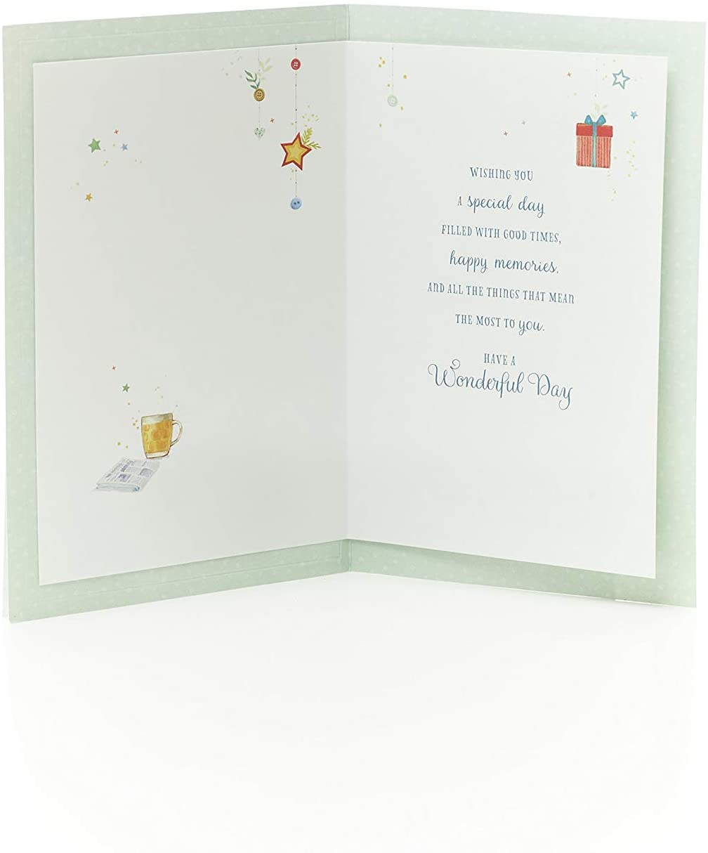 Classic Dad Birthday Card with Lovely Verse