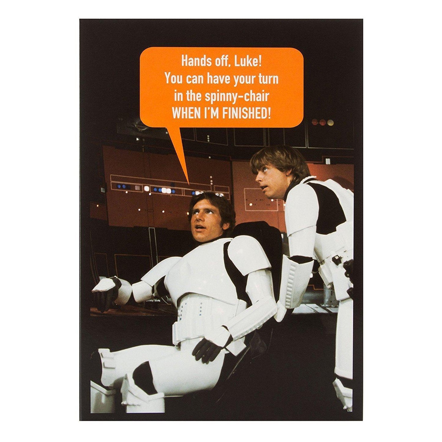 Star Wars Blank Card 'Spinny Chair'