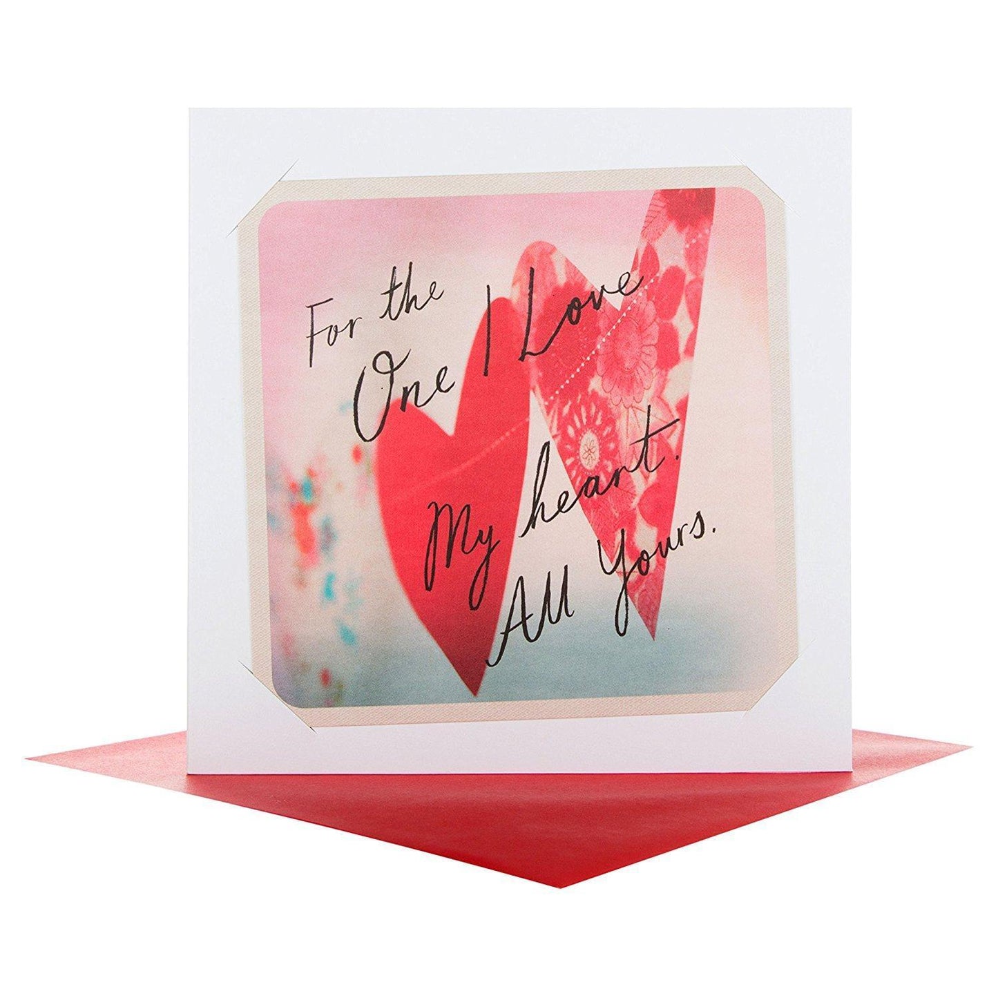 For The One I Love 'My Heart All Yours' Valentine's Day Card