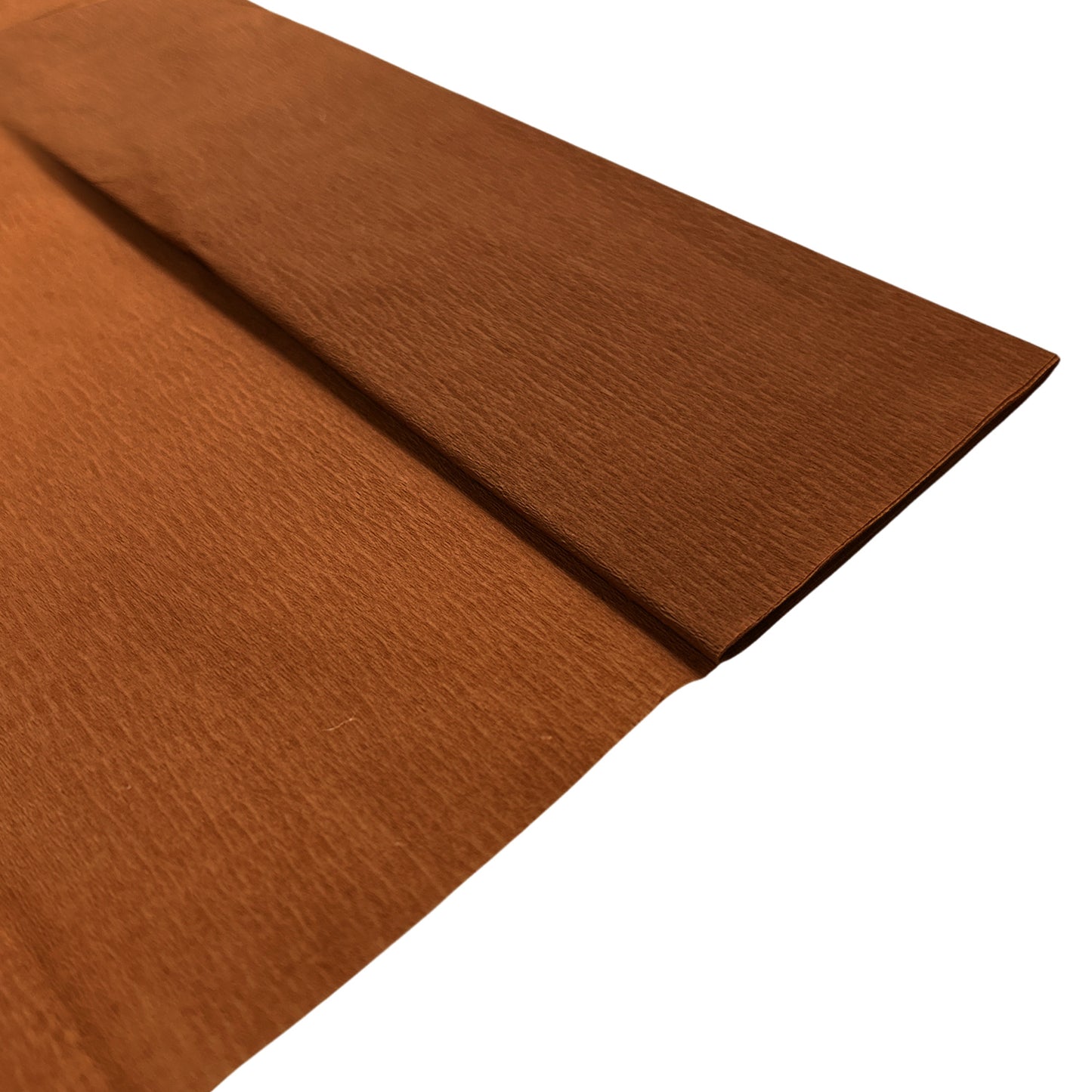 Brown Crepe Paper Sheet 50cm x 2m 17GSM 35% Stretch Craft Paper
