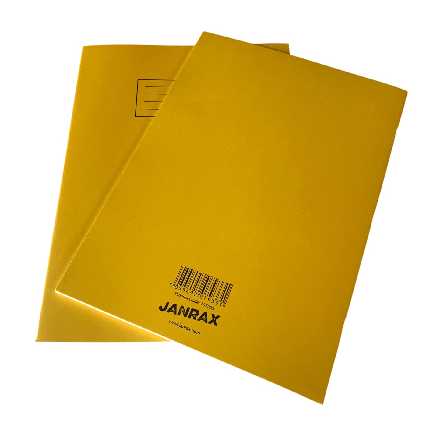 Janrax A4 Yellow 80 Pages Feint and Ruled Exercise Book