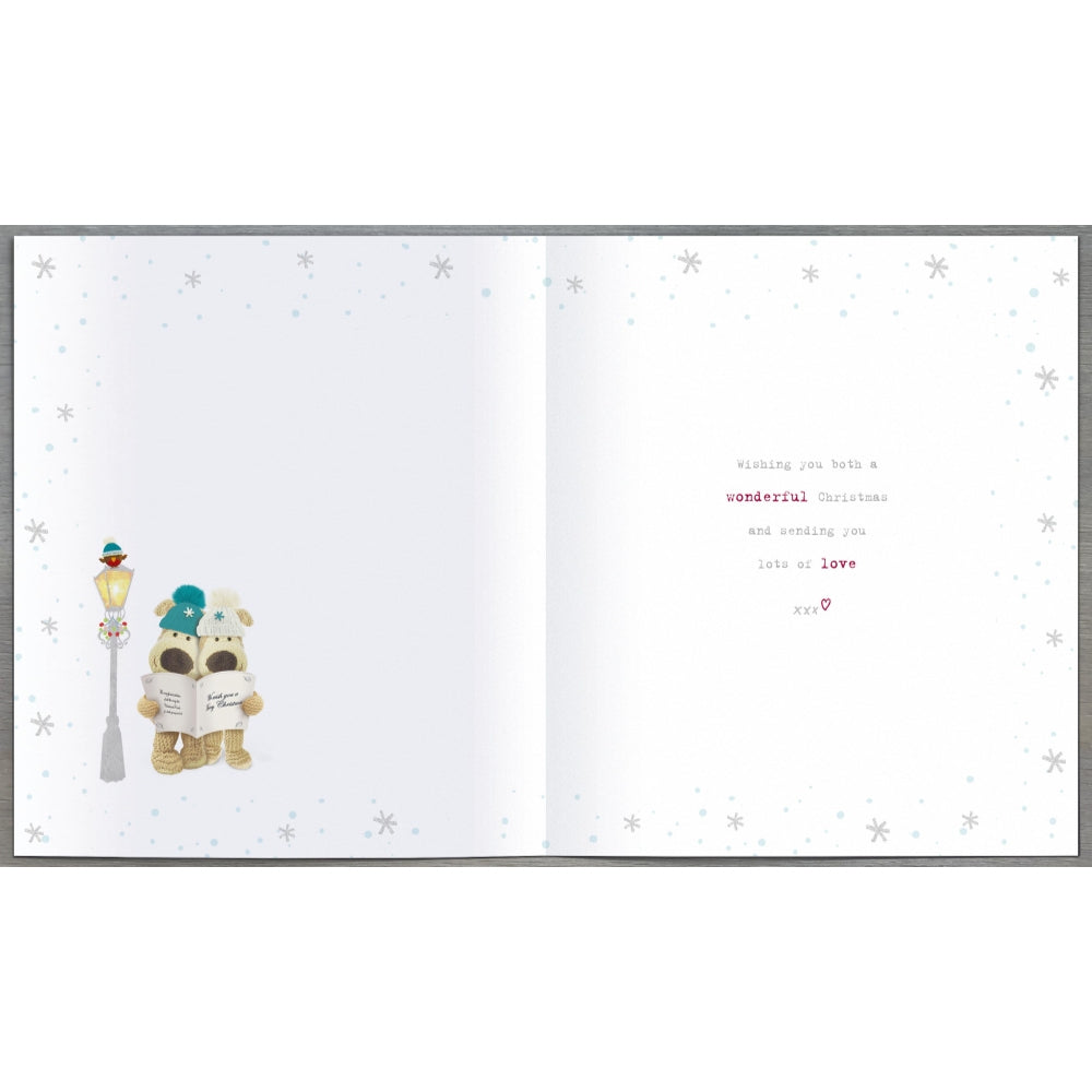 Boofles With Card Great Grandparents Christmas Card