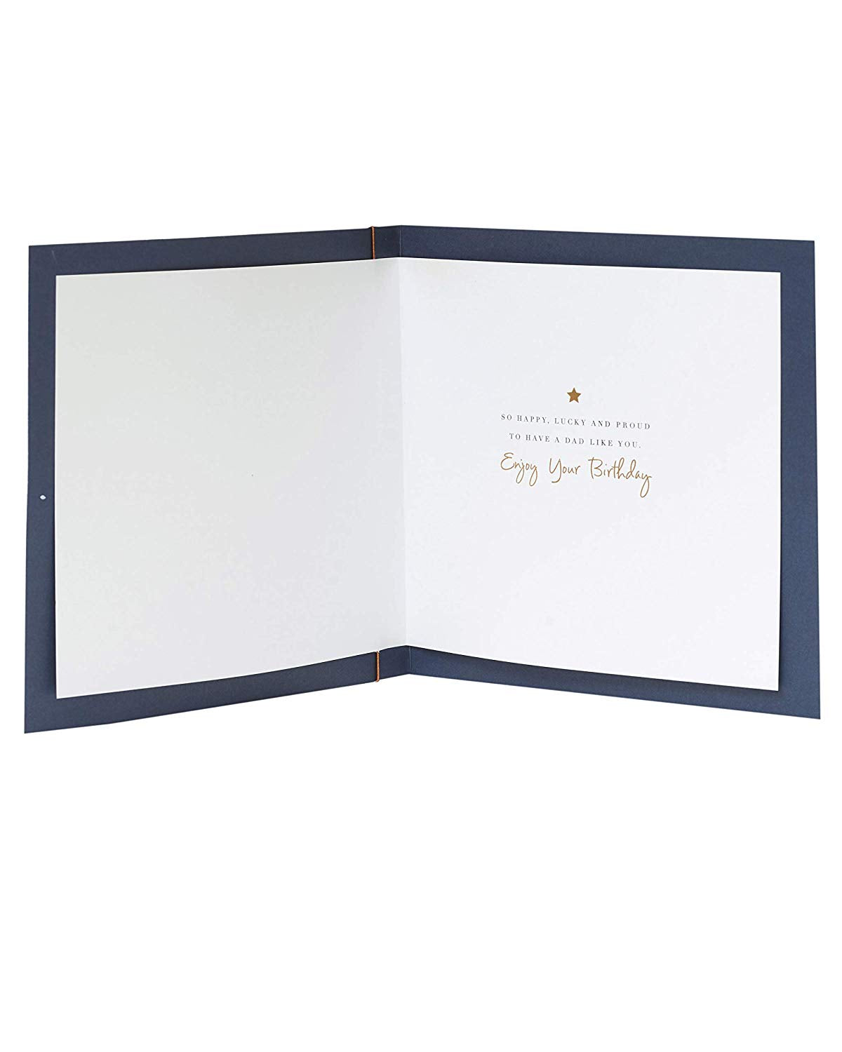 Star Attachment With Love Dad Birthday Card